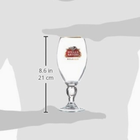 Set of 2 Stella Artois Unique Tulip Shaped Chalice - Picture 5 of 5
